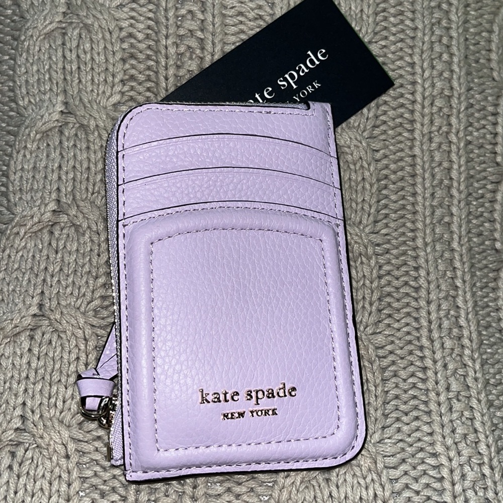NWT Kate Spade Zip Card Holder